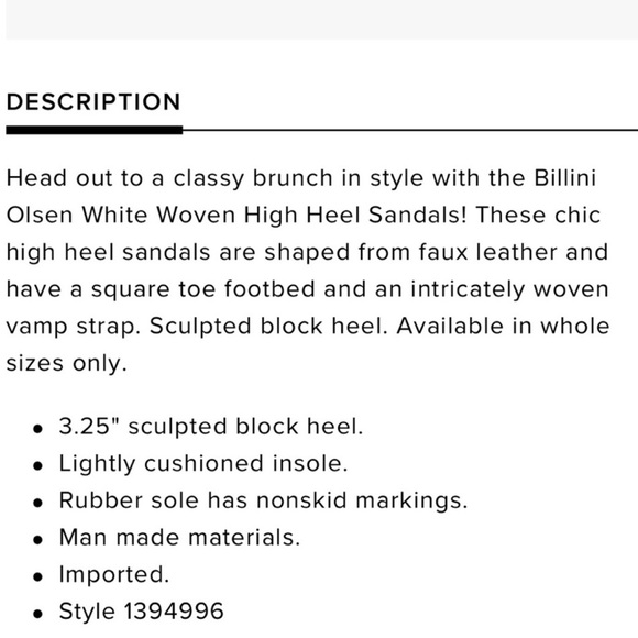 Billini Olsen Heels - Picture 3 of 10